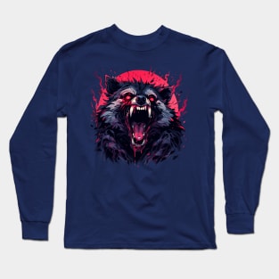 Mad raccoon Long Sleeve T-Shirt